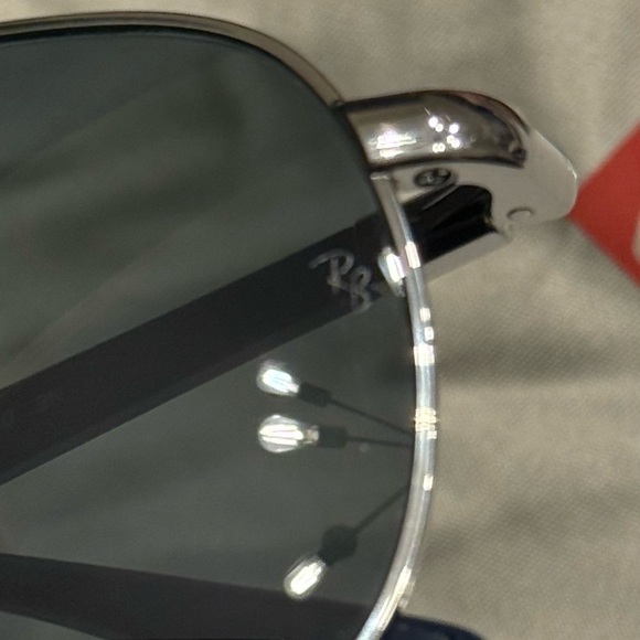 Ray Ban Sunglasses (RB3670) Gunmetal Frame with blue gray lenses - Picture 7 of 13
